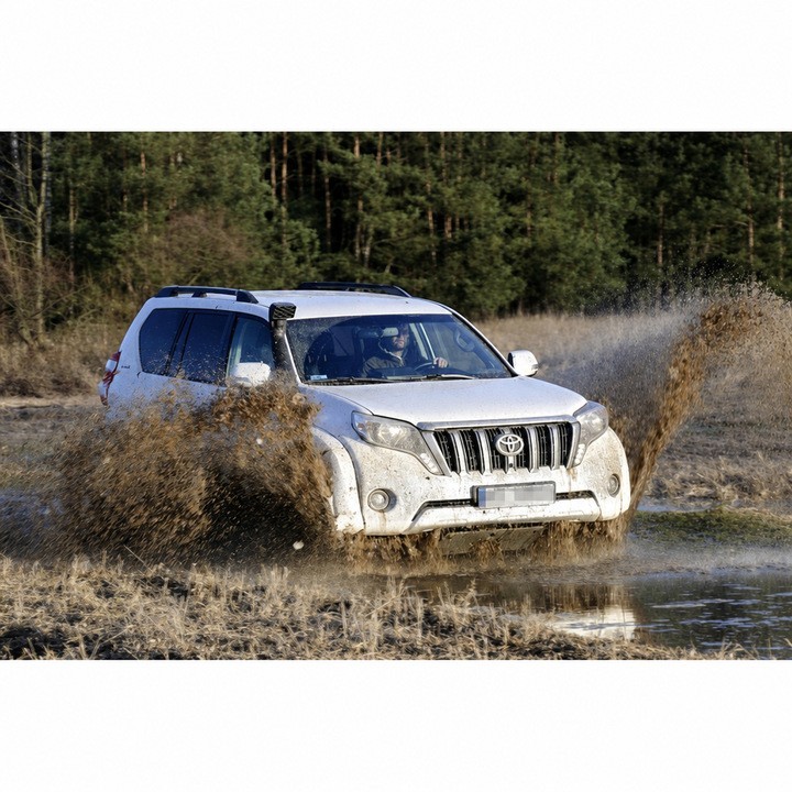 Snorkel Snakeman 4WD, prawa strona — Toyota Land Cruiser (SNS11) - ujęcie 4