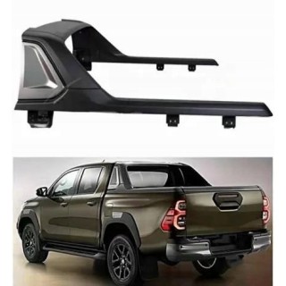 Roll bar paki Toyota Hilux 2016-2024 — ABS, czarny z grafitową wstawką