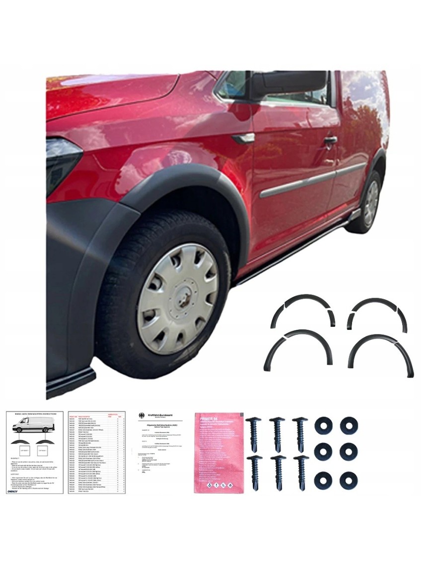 Nakładki nadkoli Volkswagen Caddy MK4 2015-2021