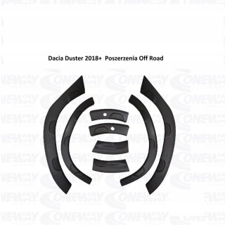 Poszerzenia błotników Off Road Dacia Duster 2018-2023