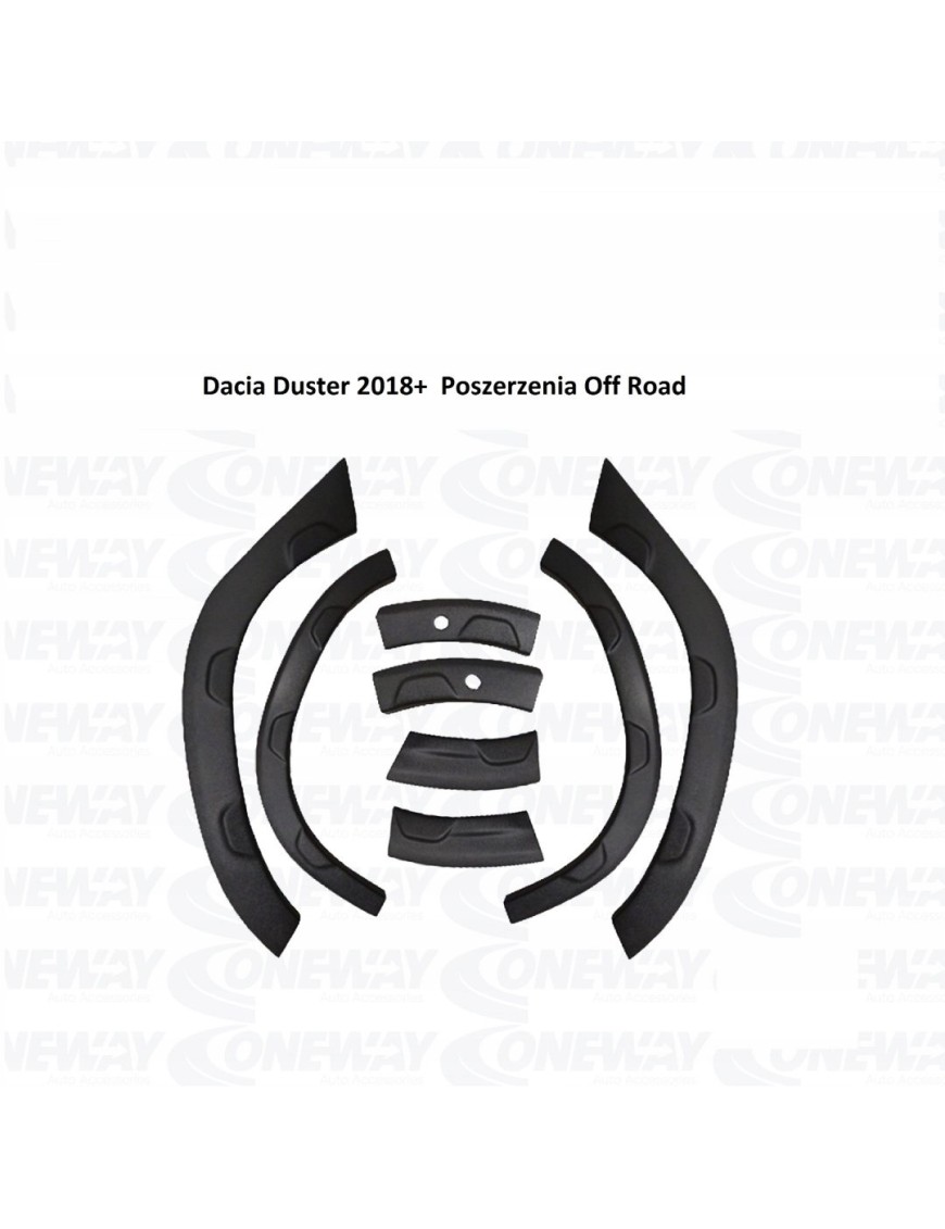 Poszerzenia błotników Off Road Dacia Duster 2018-2023