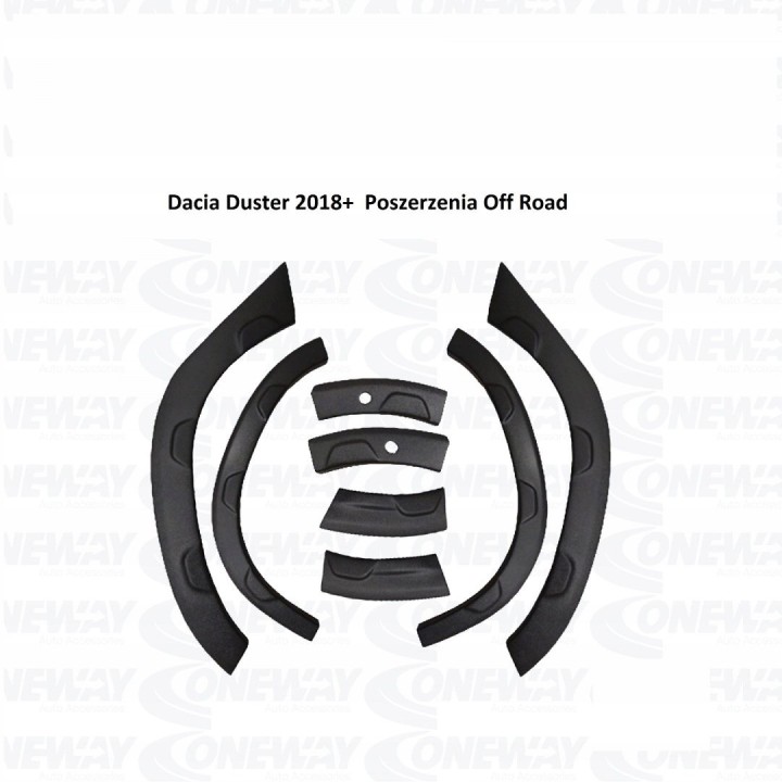 Poszerzenia błotników Off Road Dacia Duster 2018-2023