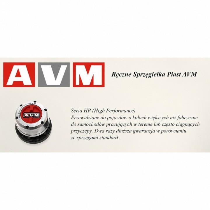 Sprzęgło piasty AVM — Daihatsu Rocky, Daihatsu Rugger (AVM403HP) - ujęcie 7