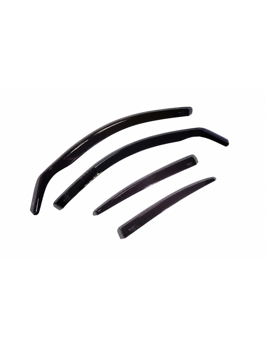Owiewki szyb Ford Ranger T6/T7/T8 2012-2022 — komplet 4 szt.