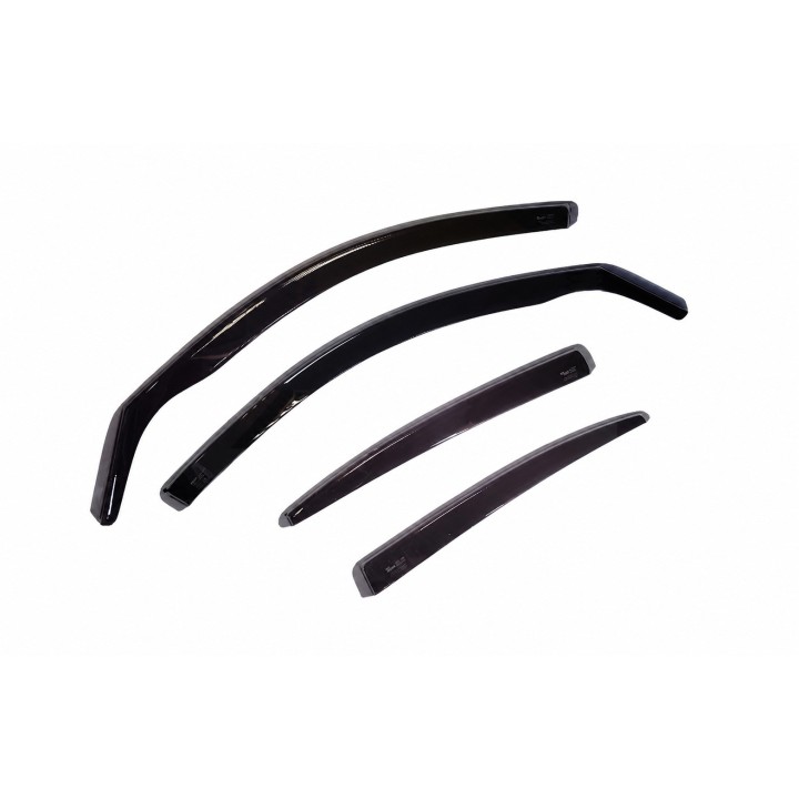 Owiewki szyb Ford Ranger T6/T7/T8 2012-2022 — komplet 4 szt.