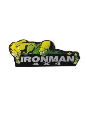 Plakietka Ironman 4x4 na zderzak, tłoczona (BBPART014)