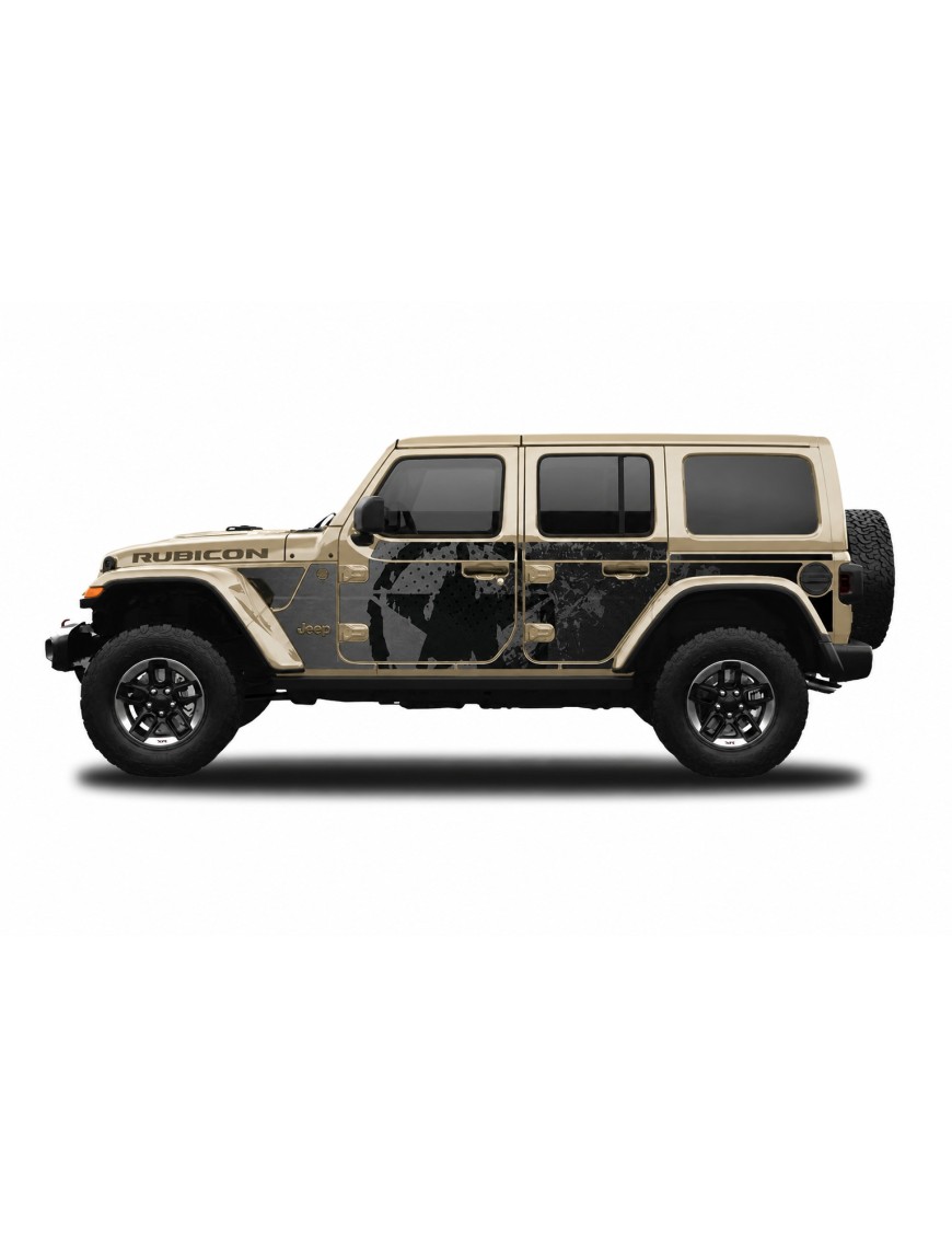 Panele ochronne 32star – Jeep Wrangler JL Unlimited (4-drzwiowy)