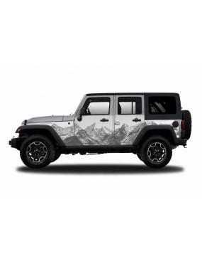 Panele ochronne 35mountains – Jeep Wrangler JK Unlimited (4-drzwiowy)