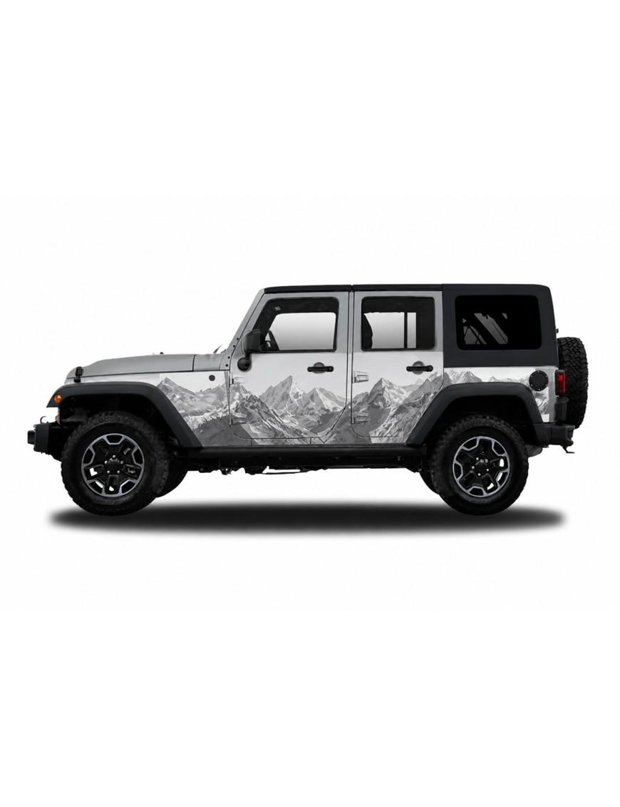 Panele ochronne 35mountains – Jeep Wrangler JK Unlimited (4-drzwiowy)