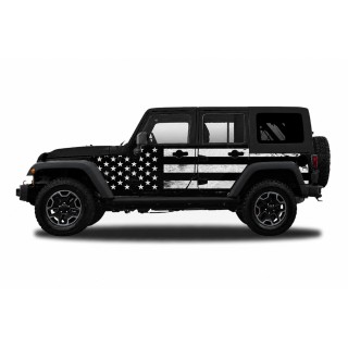 Panele ochronne 3flagUSA – Jeep Wrangler JK Unlimited (4-drzwiowy) - ujęcie 2