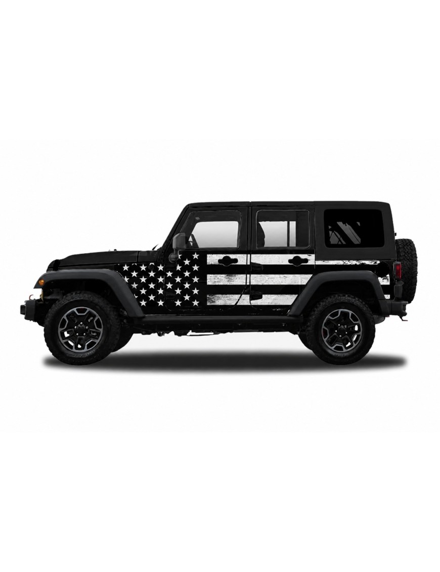 Panele ochronne 3flagUSA – Jeep Wrangler JK Unlimited (4-drzwiowy)