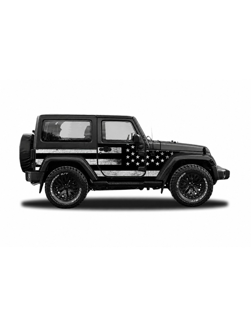 Panele ochronne 3flagUSA – Jeep Wrangler JK (2-drzwiowy)