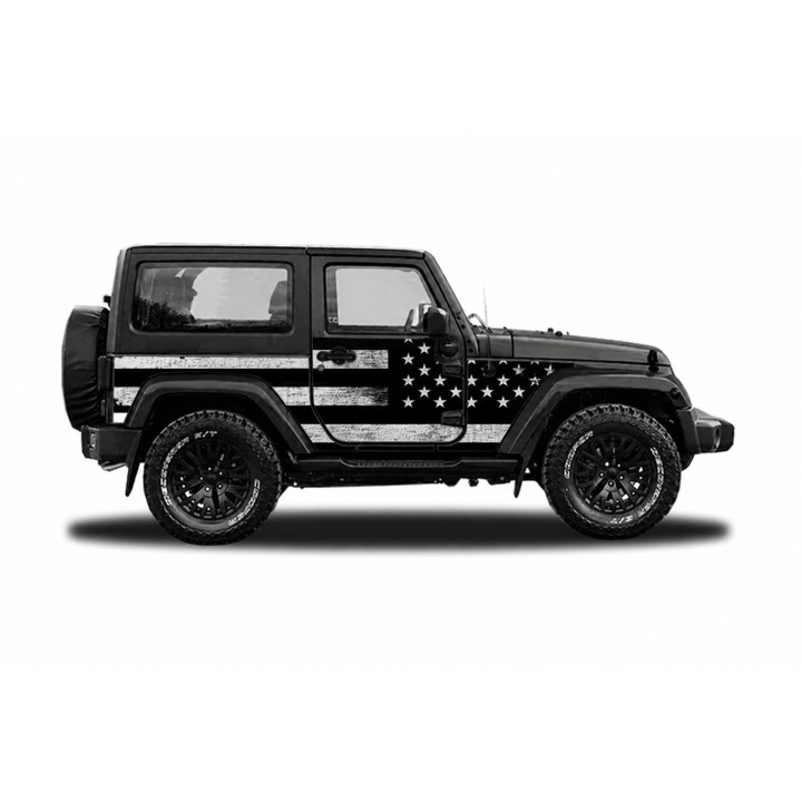 Panele ochronne 3flagUSA – Jeep Wrangler JK (2-drzwiowy) - ujęcie 2