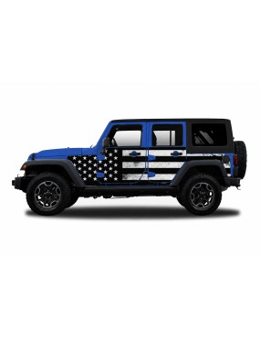 Panele ochronne 3flagUSA – Jeep Wrangler JK Unlimited (4-drzwiowy)