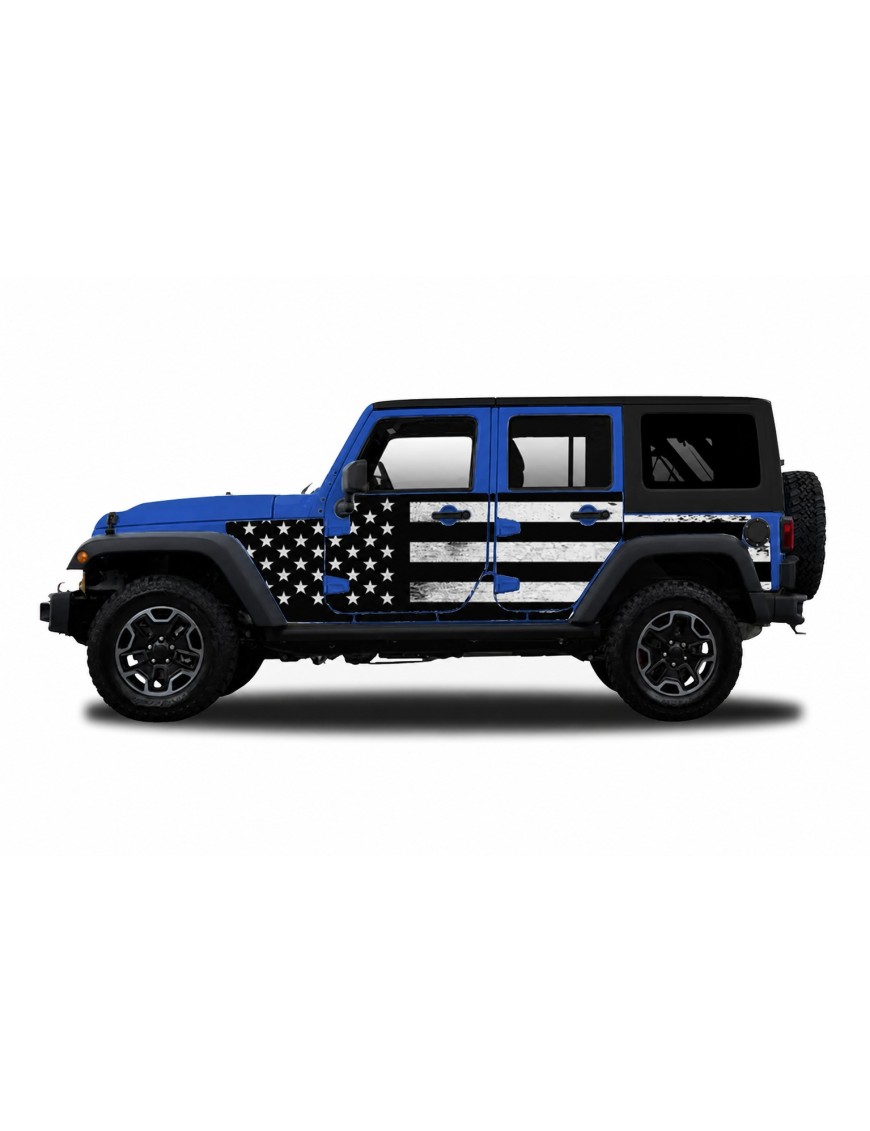 Panele ochronne 3flagUSA – Jeep Wrangler JK Unlimited (4-drzwiowy)