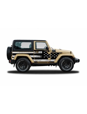 Panele ochronne 3flagUSA – Jeep Wrangler JK (2-drzwiowy)