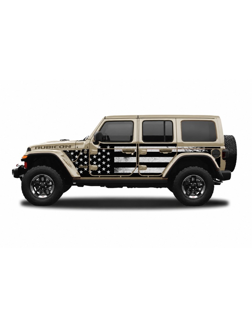 Panele ochronne 3flagUSA – Jeep Wrangler JL Unlimited (4-drzwiowy)