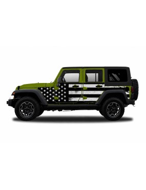 Panele ochronne 3flagUSA – Jeep Wrangler JK Unlimited (4-drzwiowy)