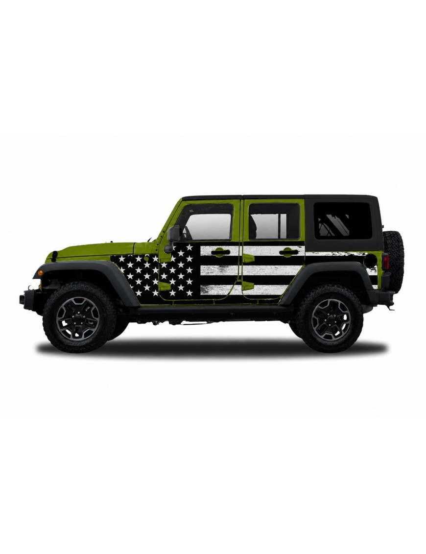 Panele ochronne 3flagUSA – Jeep Wrangler JK Unlimited (4-drzwiowy)