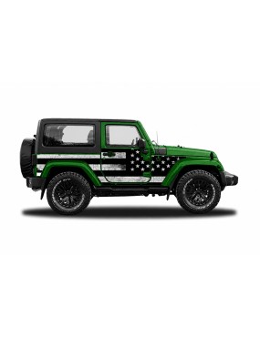 Panele ochronne 3flagUSA – Jeep Wrangler JK (2-drzwiowy)