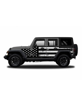 Panele ochronne 3flagUSA – Jeep Wrangler JK Unlimited (4-drzwiowy)