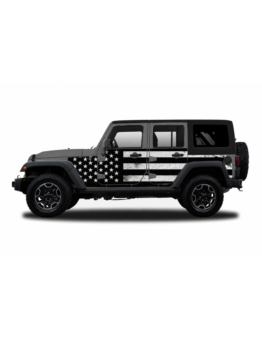 Panele ochronne 3flagUSA – Jeep Wrangler JK Unlimited (4-drzwiowy)