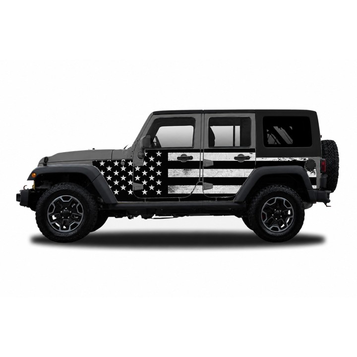Panele ochronne 3flagUSA – Jeep Wrangler JK Unlimited (4-drzwiowy) - ujęcie 5