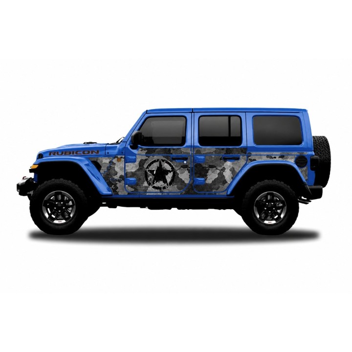 Panele ochronne 40camuflage – Jeep Wrangler JL Unlimited (4-drzwiowy) - ujęcie 3