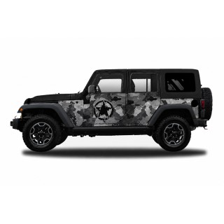Panele ochronne 40camuflage – Jeep Wrangler JK Unlimited (4-drzwiowy) - ujęcie 2