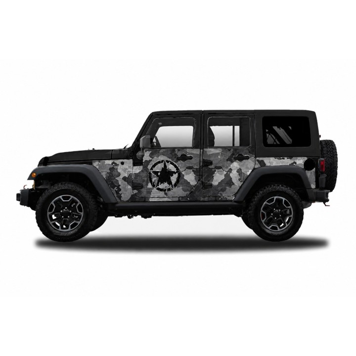 Panele ochronne 40camuflage – Jeep Wrangler JK Unlimited (4-drzwiowy) - ujęcie 2