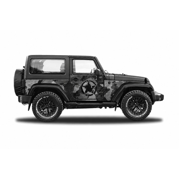 Panele ochronne 40camuflage – Jeep Wrangler JK (2-drzwiowy) - ujęcie 2
