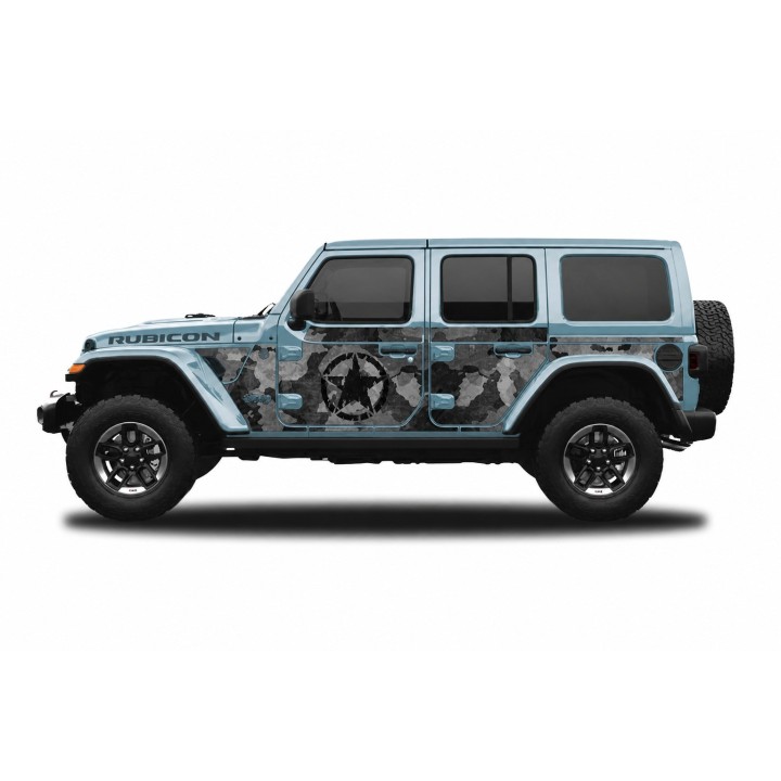 Panele ochronne 40camuflage – Jeep Wrangler JL Unlimited (4-drzwiowy) - ujęcie 4