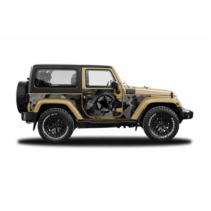 Panele ochronne 40camuflage – Jeep Wrangler JK (2-drzwiowy) - ujęcie 4