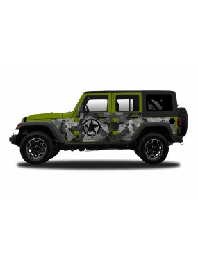 Panele ochronne 40camuflage – Jeep Wrangler JK Unlimited (4-drzwiowy)