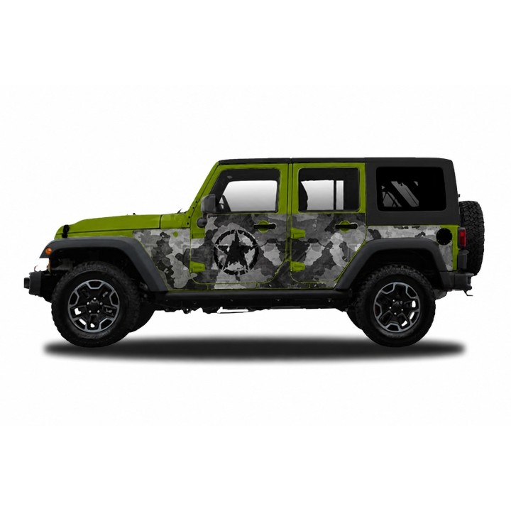 Panele ochronne 40camuflage – Jeep Wrangler JK Unlimited (4-drzwiowy) - ujęcie 4