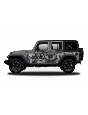 Panele ochronne 40camuflage – Jeep Wrangler JK Unlimited (4-drzwiowy)