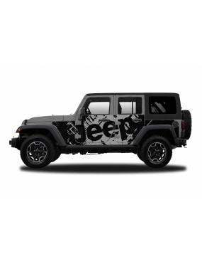 Panele ochronne 42jeep – Jeep Wrangler JK Unlimited (4-drzwiowy)