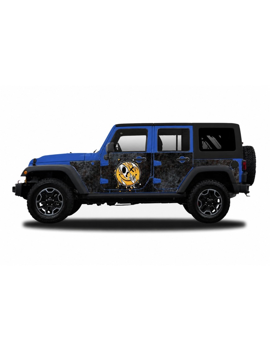 Panele ochronne 43emoti na stałe – Jeep Wrangler JK Unlimited 4D