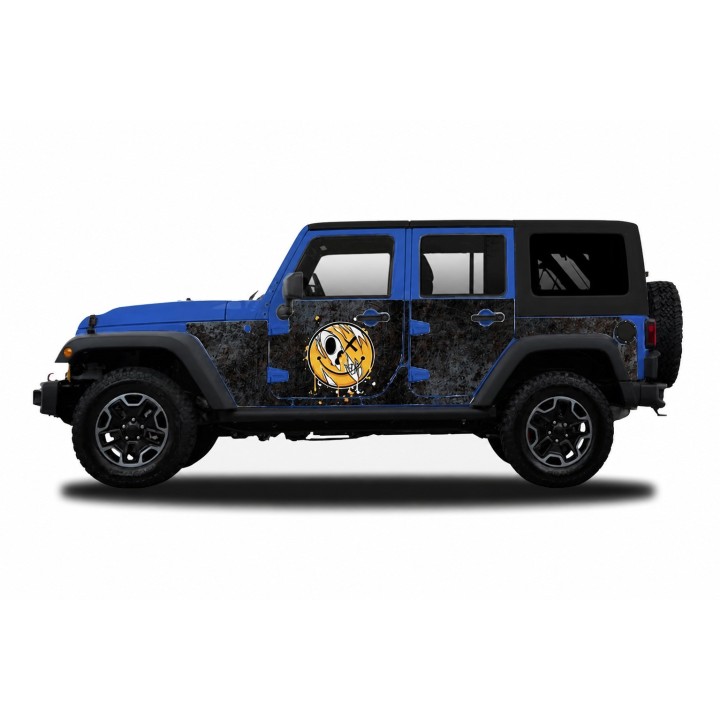 Panele ochronne 43emoti na stałe – Jeep Wrangler JK Unlimited 4D - ujęcie 2