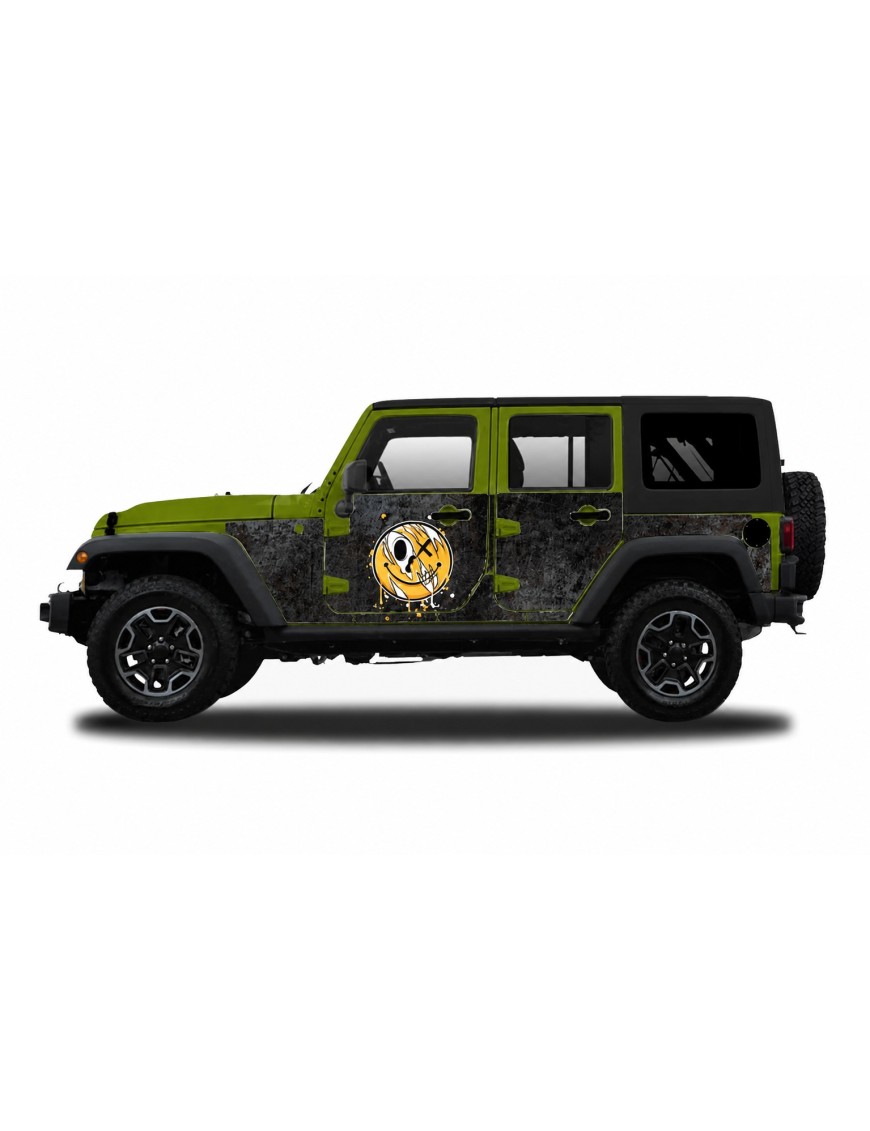 Panele ochronne 43emoti na stałe – Jeep Wrangler JK Unlimited 4D