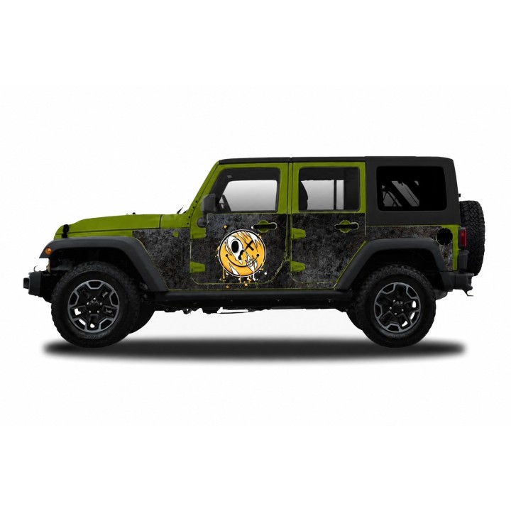Panele ochronne 43emoti na stałe – Jeep Wrangler JK Unlimited 4D - ujęcie 3