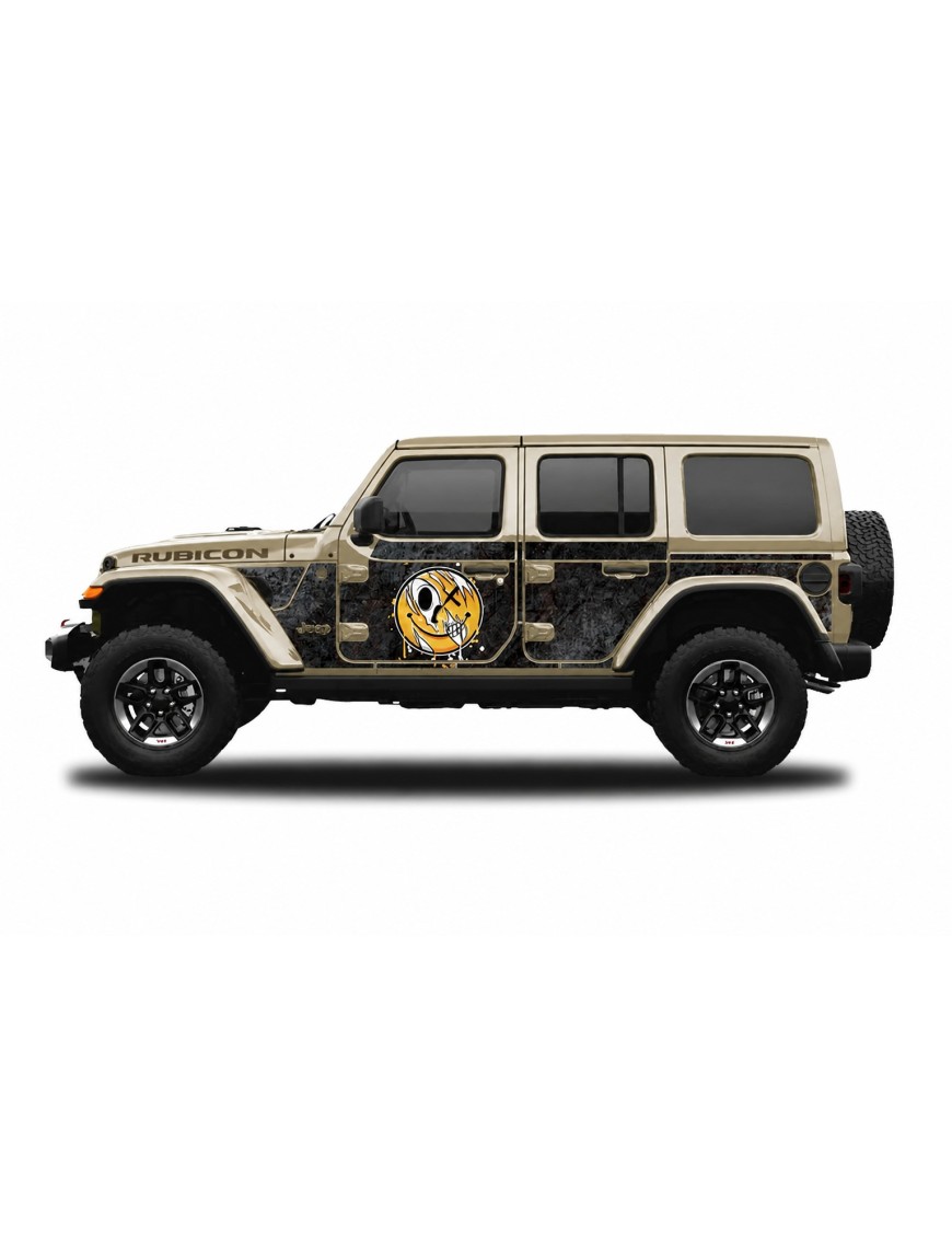 Panele ochronne 43emoti – Jeep Wrangler JL Unlimited (4-drzwiowy)
