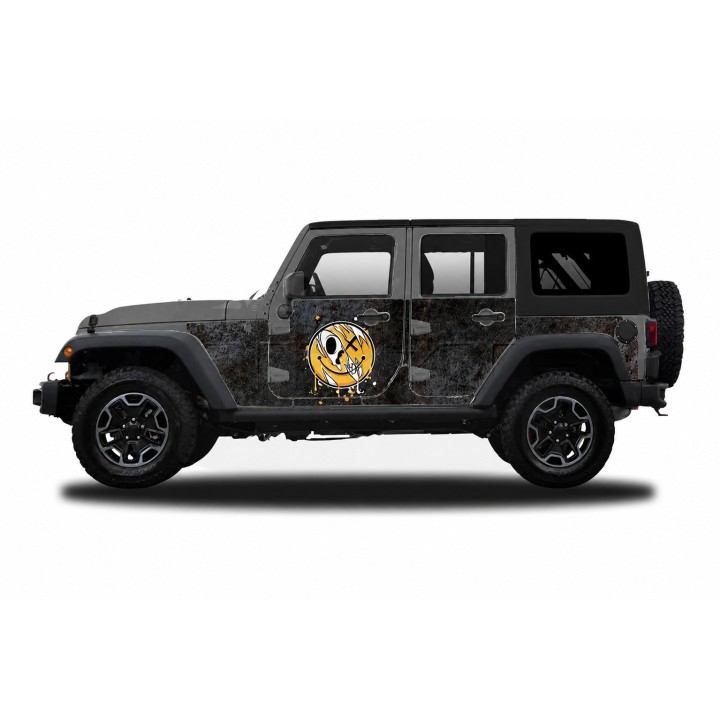 Panele ochronne 43emoti na stałe – Jeep Wrangler JK Unlimited 4D - ujęcie 4
