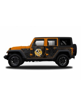 Panele ochronne 43emoti na stałe – Jeep Wrangler JK Unlimited 4D