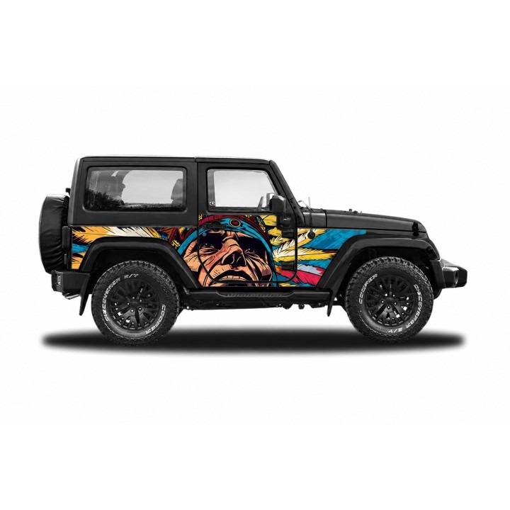 Panele ochronne 44chief na stałe – Jeep Wrangler JK 2D - ujęcie 2