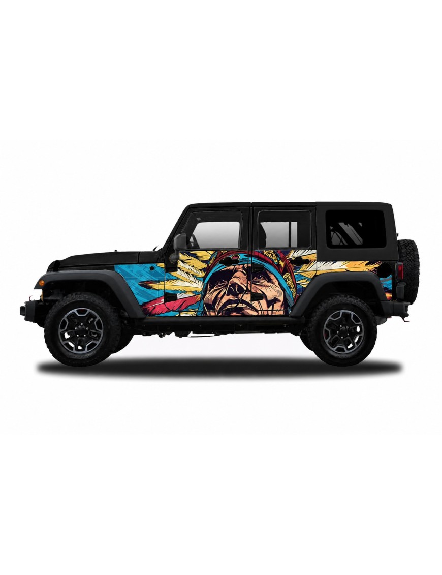 Panele ochronne 44chief na stałe – Jeep Wrangler JK Unlimited 4D