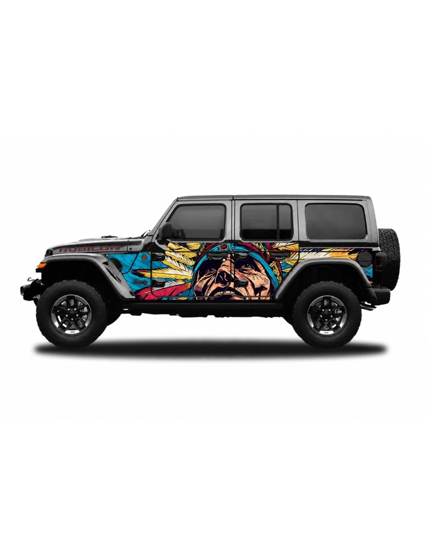 Panele ochronne 44indian na stałe – Jeep Wrangler JL Unlimited 4D