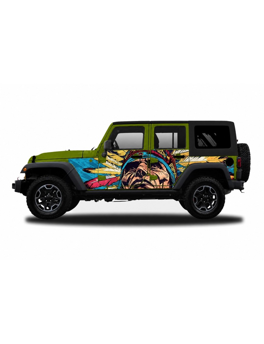Panele ochronne 44chief na stałe – Jeep Wrangler JK Unlimited 4D