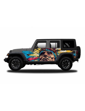 Panele ochronne 44chief na stałe – Jeep Wrangler JK Unlimited 4D