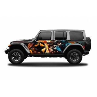 Panele ochronne 45gorilla na stałe – Jeep Wrangler JL Unlimited 4D - ujęcie 2
